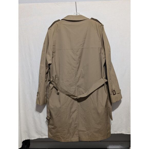 Vintage Clipper Mist All Weather Lined Trench Coat w/ Belt Men's Size 44 Long - Picture 2 of 15